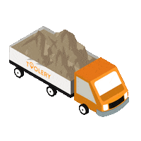 Toolery delivery truck marketplace monitor Sticker