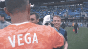 sjearthquakes celebration hug chris wondolowski daniel vega GIF