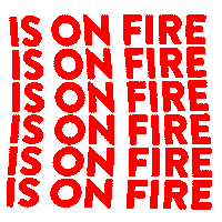 Is On Fire Sticker by Radio NRJ Finland
