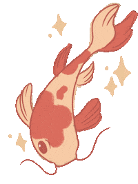 snyderdraws beach aesthetic fish sparkles Sticker