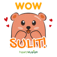 Vitamin C Love Sticker by Health Fusion