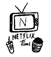 Netflix Movie Sticker by Tikicraft