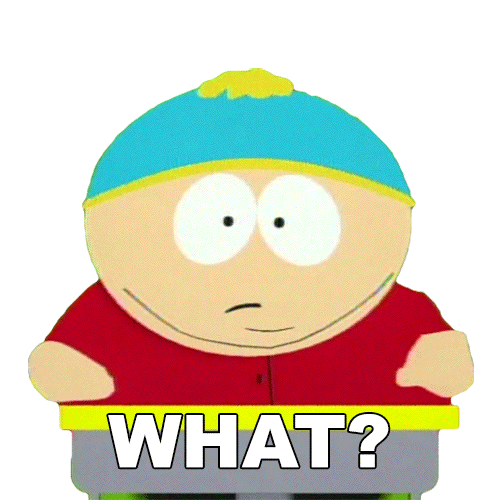 Eric Cartman What Sticker by South Park