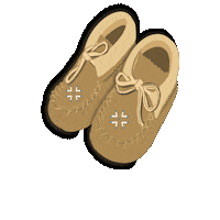 wiisagimaiingan indigenous native moccasins rockyourmocs Sticker