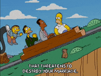 homer simpson ride GIF