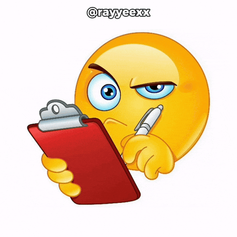 Emoji Checking GIF