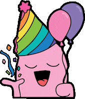 Party Celebrate Sticker by Krissyanne Designs