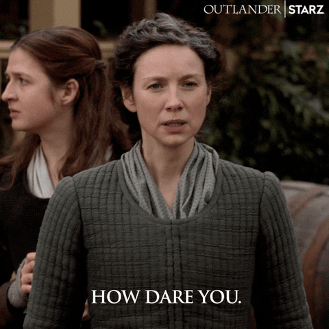 Angry Season 6 GIF by Outlander