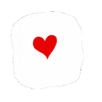 wearehummingbird love heart like bird Sticker