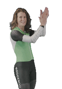 Claps Ireen Sticker by Schaatsteam Reggeborgh