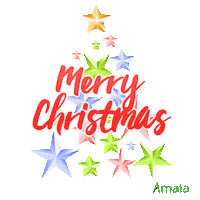 Merry Christmas Sticker by Amaia Land