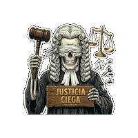 Skullcostume meme skull justice judge Sticker