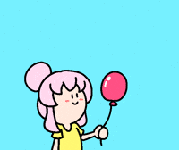 Balloon Float GIF by ShibuichiWaika