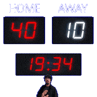 10 Away Sticker