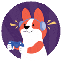 Dog Sticker by CorgeeSoftware