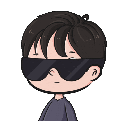 Glasses Agent Sticker