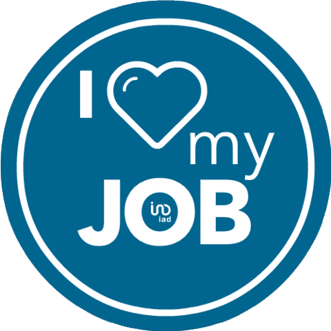 comunicacao_iad iad i love my job iad portugal Sticker