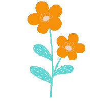 Flower Decor Sticker