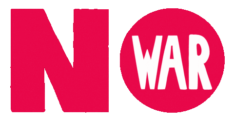 War No Sticker by Nikki Méndez