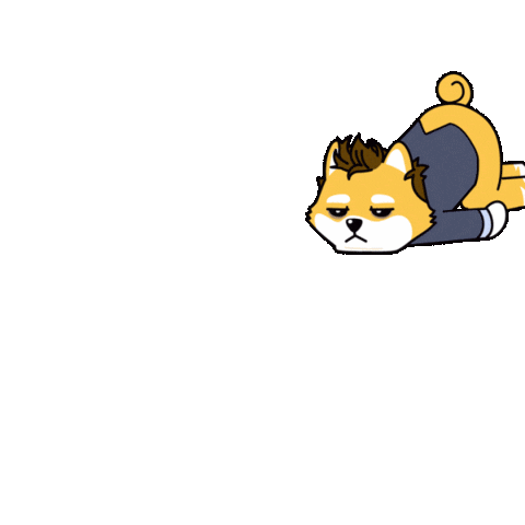 Tired Good Morning Sticker by Dogelon Mars
