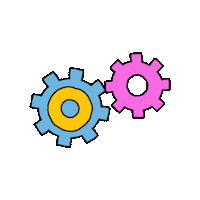 maevechocolate gear gears maeve maeve chocolate Sticker