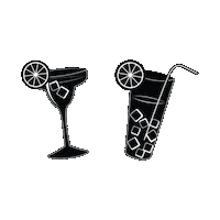 Cheers Cocktails Sticker by The Rise Hotel