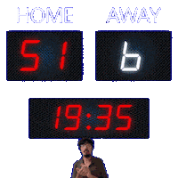 6 Away Sticker