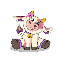 Baile Cow Sticker by Canticos World
