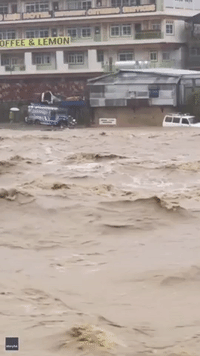 Chico River Roars as Typhoon Doksuri Impacts Philippines