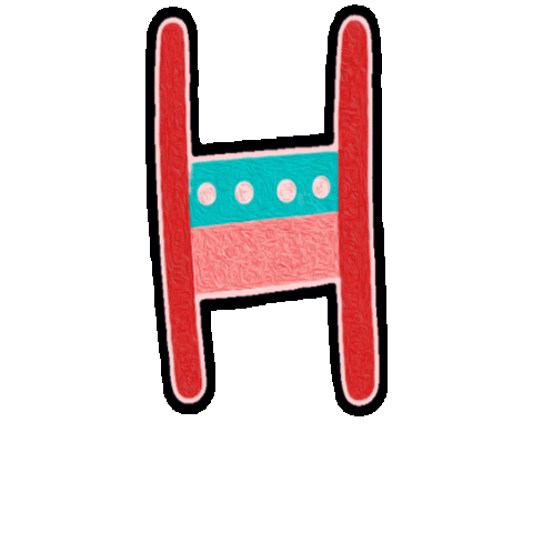 Typography Hello Sticker by The3Flamingos
