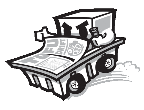 Tofu Drifting Sticker by 2F Performance