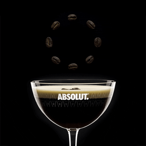 espresso martini cocktail GIF by Absolut Vodka