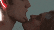 sexy lip biting GIF