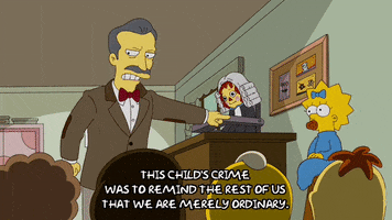 Lecturing Maggie Simpson GIF by The Simpsons