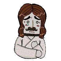 sad christmas Sticker by Florens Debora