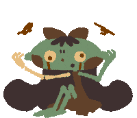 Illustration Zombie Sticker