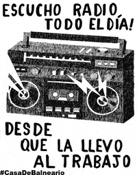 Cartoon Radio GIF by Casa De Balneario