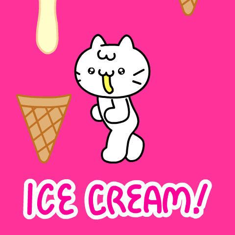 Happy Ice Cream GIF by Mikitti