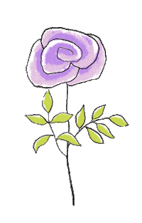 susannerose flower rose violet blossom Sticker