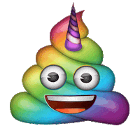 emojitheiconicbrand rainbow pride emoji unicorn Sticker