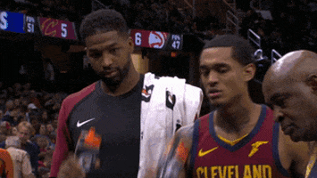 cleveland cavaliers drinking GIF by NBA