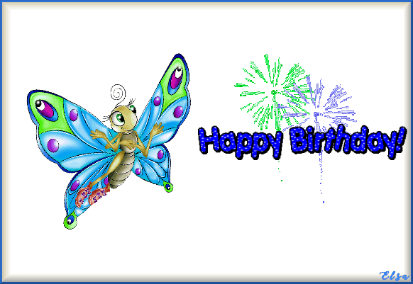 Happy Birthday Animated Card GIF