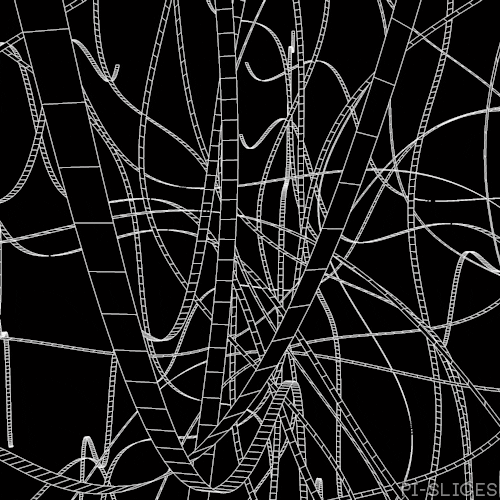 black and white 3d GIF by Pi-Slices