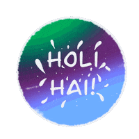 Holi Festival Colors Sticker