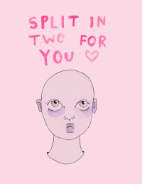 pink split GIF