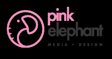 Pink Elephant GIF by Pink Elephant Media & Design