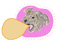 Happy Dog Sticker