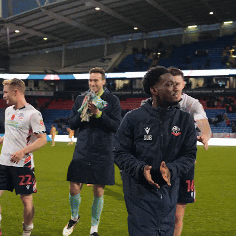 Celebrations GIF by Bolton Wanderers FC
