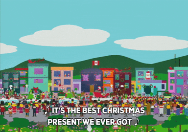 happy christmas GIF by South Park 