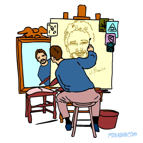 james franco art GIF by Animation Domination High-Def